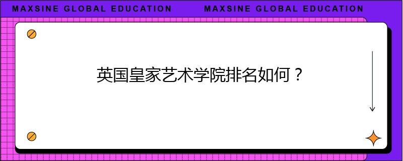 英国皇家艺术学院排名如何？